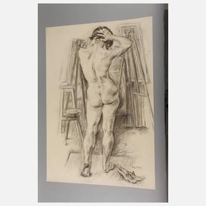 Gerhard Rudolf Zill, Akt im Atelier