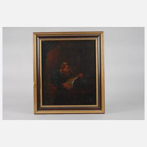 Lesender im Interieur, 18. Jh.