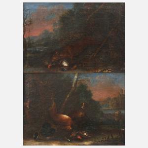 Pendants Jagdstillleben, Barock
