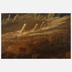 Sommerliche Flussuferszene