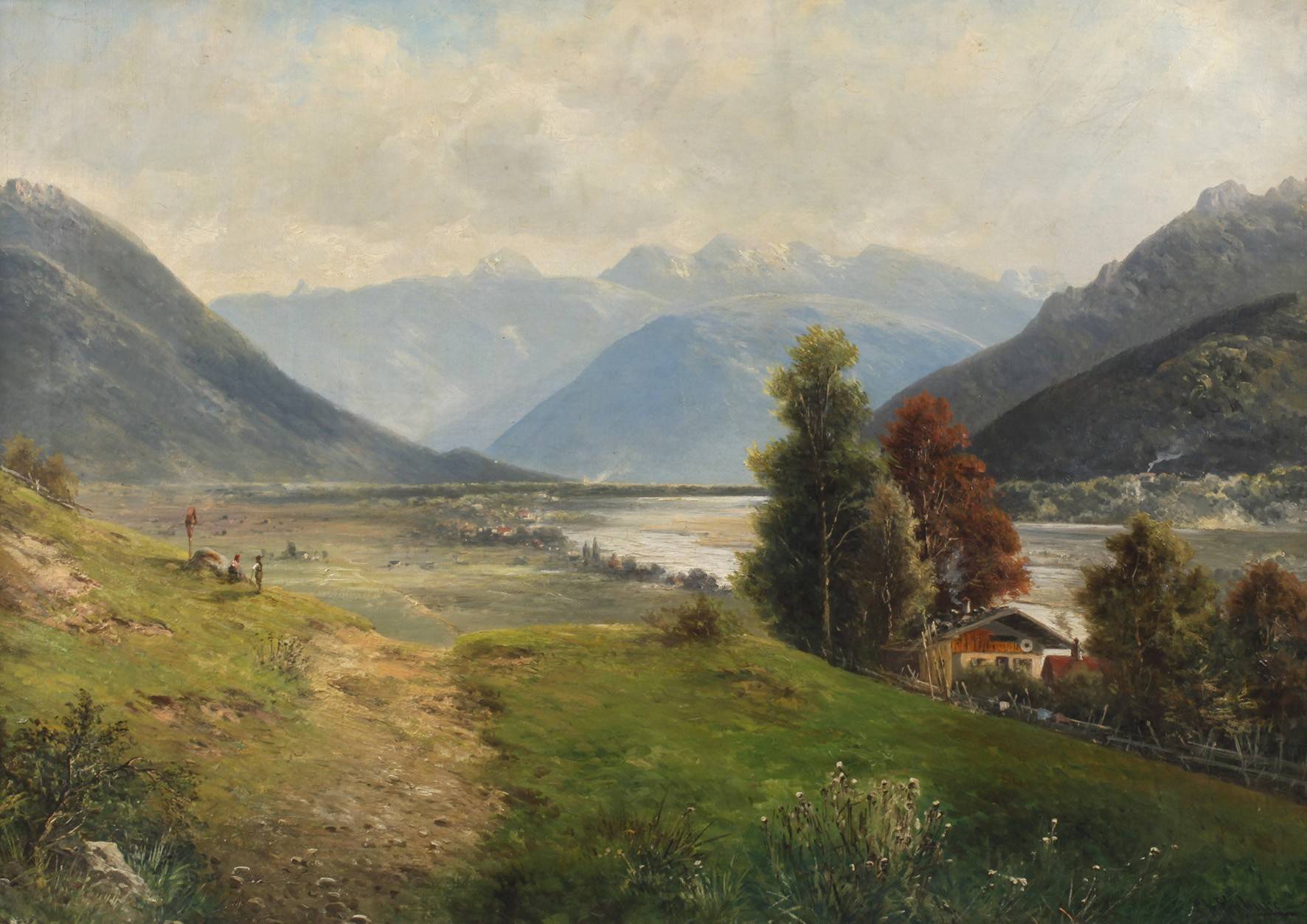 Karl le Feubure, Isarwinkel bei Bad Tölz