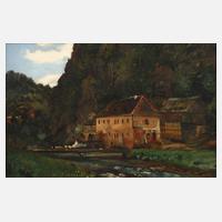 August Fricke der Ältere, attr., Mühle am Fluss111