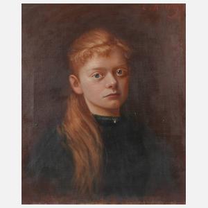 E. von Hartwig, Mädchenportrait