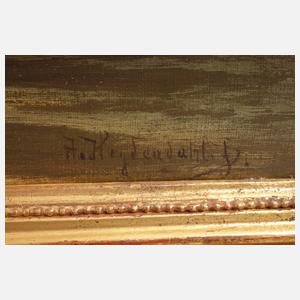 Joseph Heydendahl, Eisvergnügen im Abendlicht