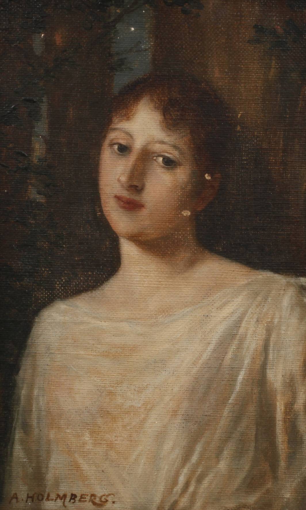Prof. August Holmberg, Damenportrait