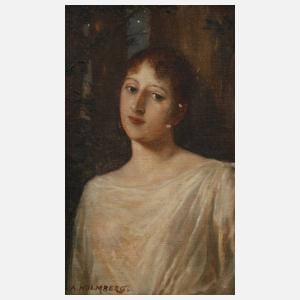 Prof. August Holmberg, Damenportrait