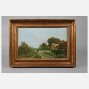 J. Metzler, Spätsommerliche Dorfidylle