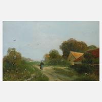 J. Metzler, Spätsommerliche Dorfidylle111