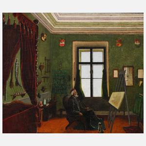 F. Rohman, ”Großvater sitzt am Fenster”