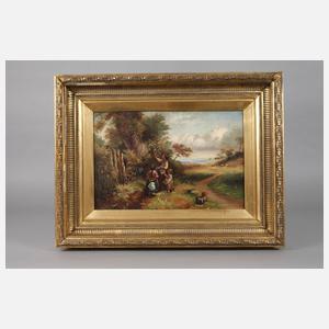 Kinder in Sommerlandschaft