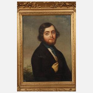 Biedermeier-Herrenbildnis