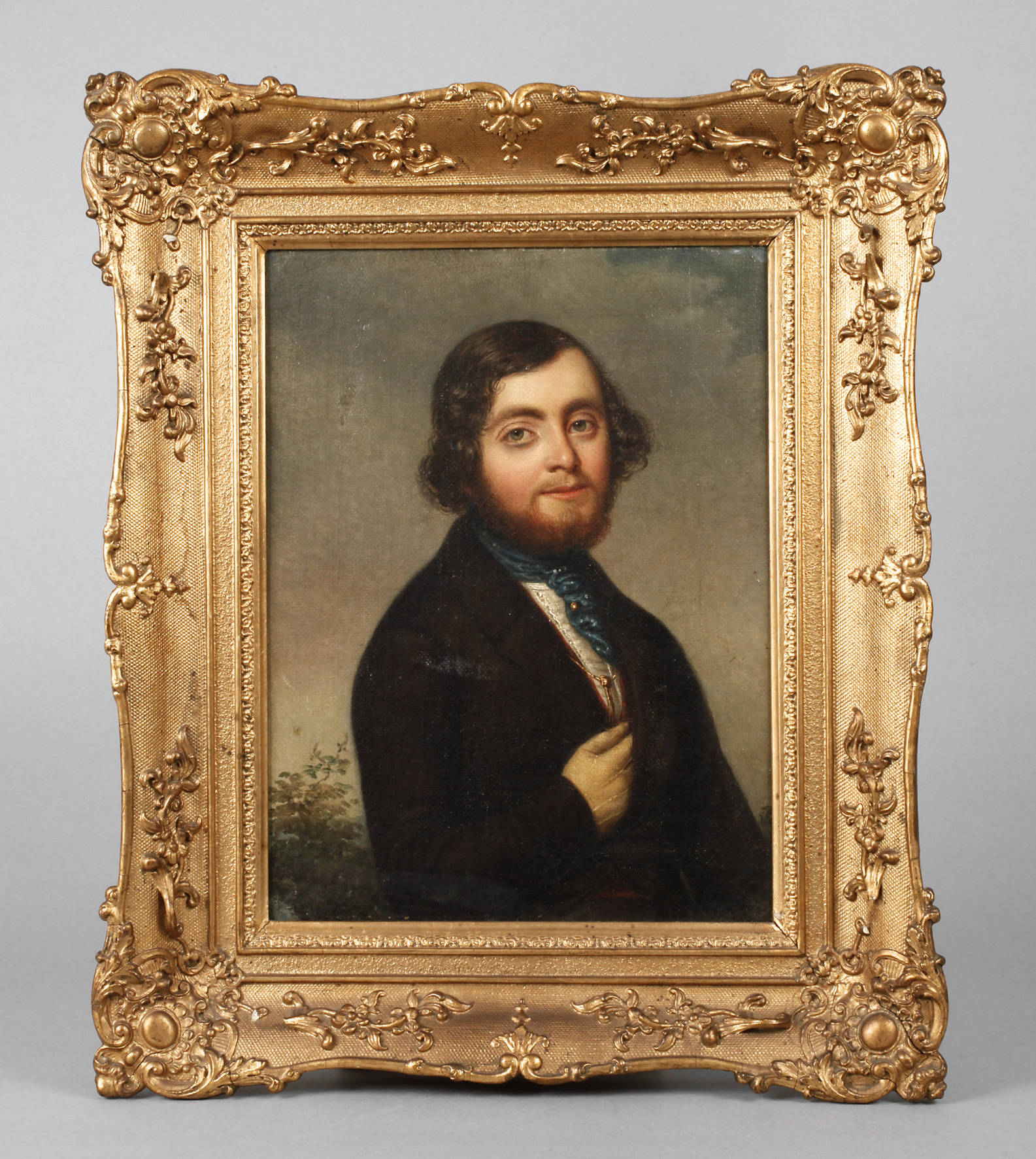 Biedermeier-Herrenbildnis