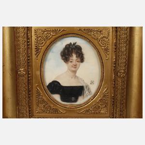Klassizistisches Damenportrait um 1800