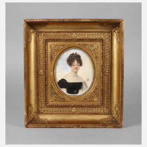 Klassizistisches Damenportrait um 1800