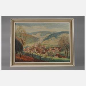 Alois Bergmann-Franken, Ansicht Leidersbach im Spessart