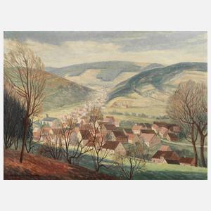 Alois Bergmann-Franken, Ansicht Leidersbach im Spessart