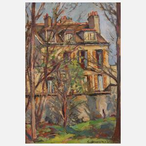 Edouard Bernaut, ”Das Haus hinter Bäumen”