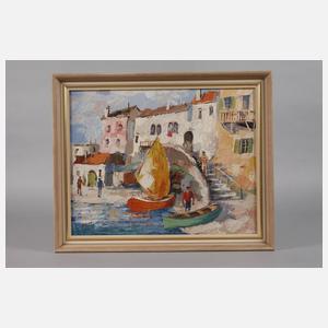 Bouchet, Mediterrane Küstenszene