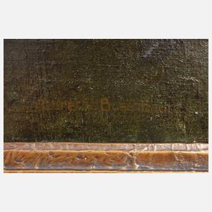 Karl Albrecht Buschbaum, Erntelandschaft mit Birken