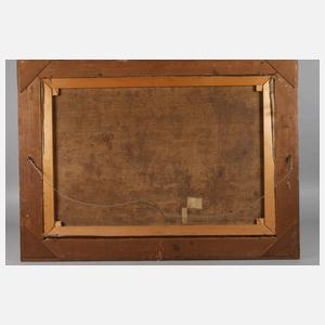 Karl Albrecht Buschbaum, Erntelandschaft mit Birken