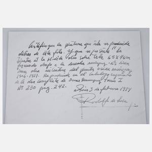 Oscar Dominguez, ”La Peintre et la Modèle”