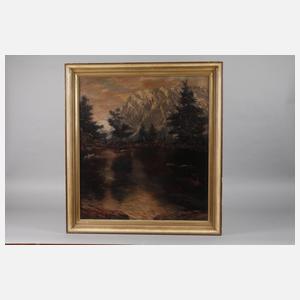 Albert Fessler, See im Gebirge