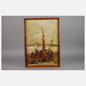 Günter Fink, herbstlicher Strand