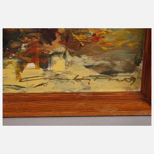 Günter Fink, herbstlicher Strand