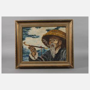 Götte, Rauchender Chinese