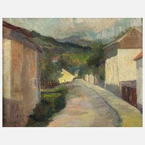 Prof. Raffaele de Grada, ”Straße in der Campagna”