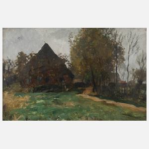 Thomas Herbst, attr., Niederdeutsches Hallenhaus