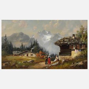 V. U. Höfe, Mittagsrast in den Alpen