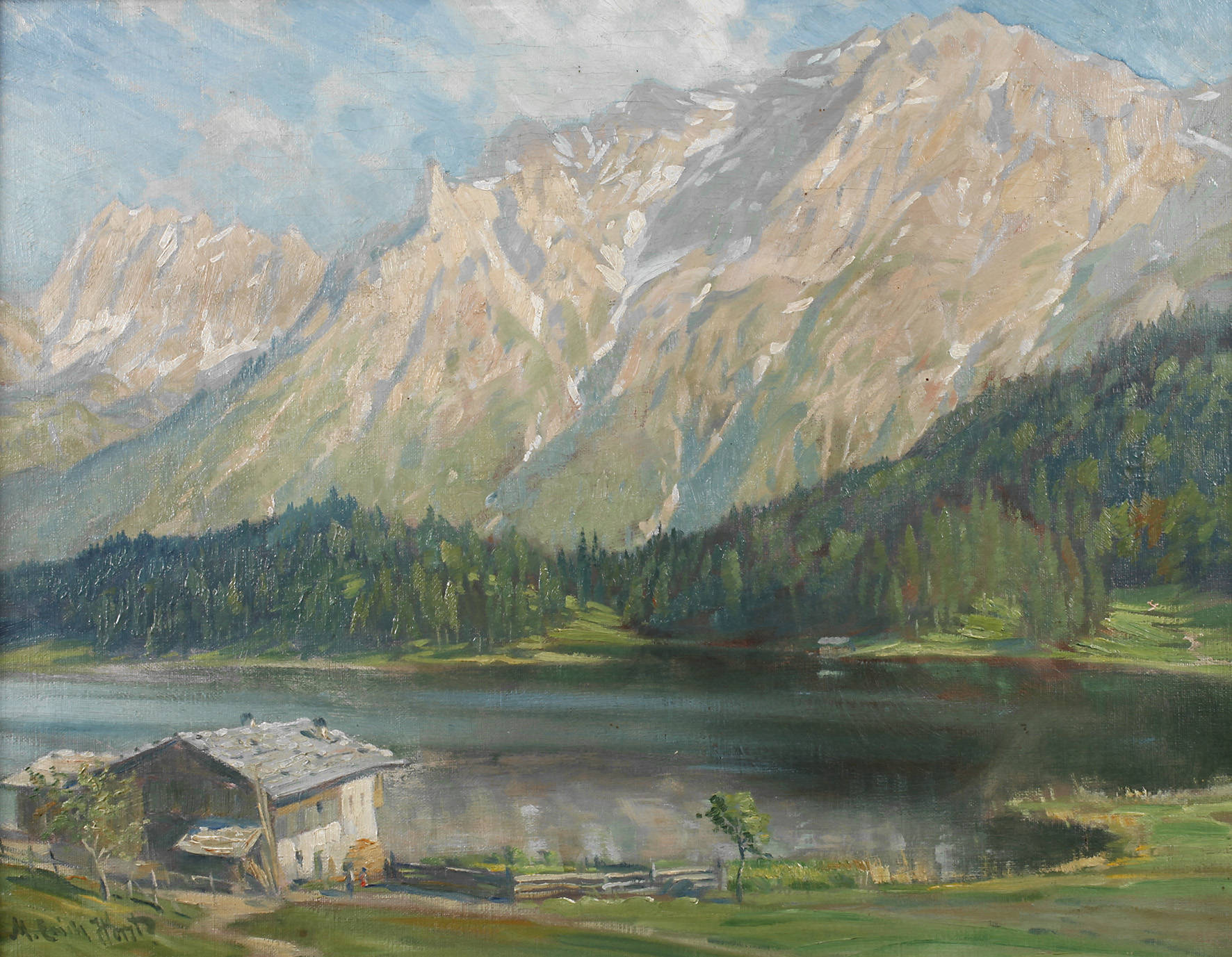 Erich Horst, Sommerlicher Bergsee
