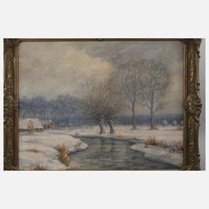 Alfred Janigk, Winter im Spreewald