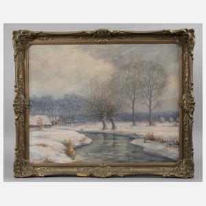 Alfred Janigk, Winter im Spreewald