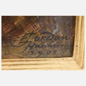 Prof. Ernst Jordan, Heidelandschaft mit Wacholder