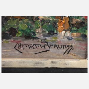 Paul Lehmann-Braunss, ”Marktplatz zu Halle” um 1925