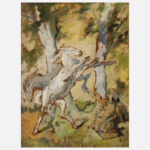 Heinrich Linzen, ”Pferde und Wölfe”