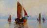 Prof. Grzegorz Stefanoff Mendoly, Segelboote auf stiller See
