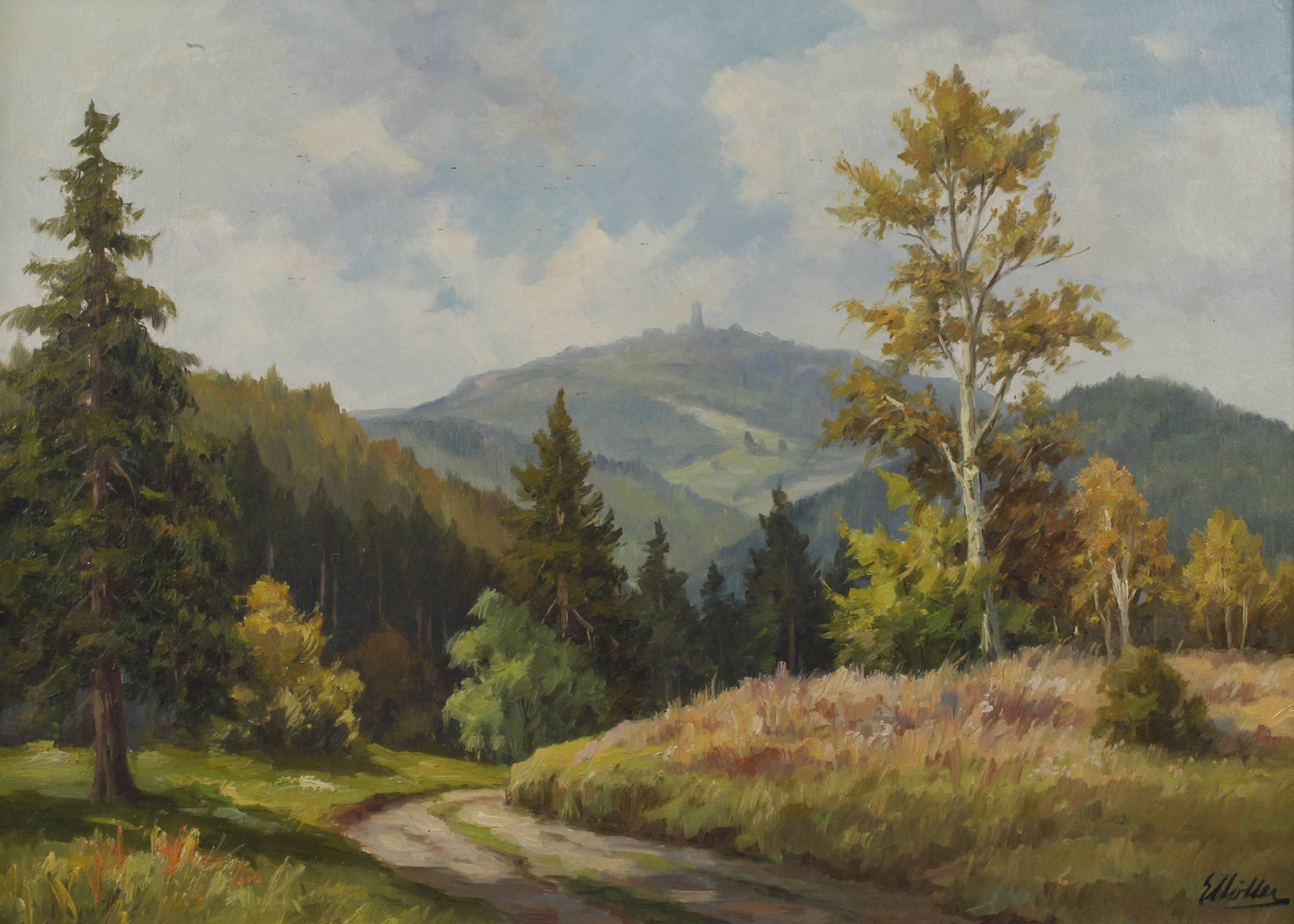 E. Möller, Inselberg in Thüringen