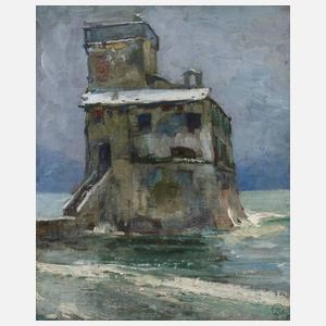 Prof. Karl Otto, attr., ”Kastell im Meer”