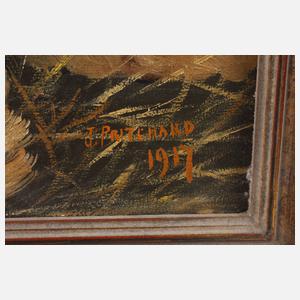 J. Pritchard, Ruhende Löwen