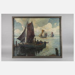 Eduard Schloemann, Fischer im Kahn