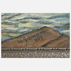 Eduard Schloemann, Fischer im Kahn