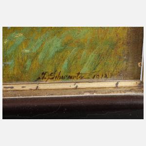 J. Schwartz, Sommerliche Auenlandschaft