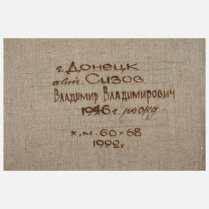 Vladimir Vladimirovich Sizov, Ansicht von Donezk in der Ostukraine