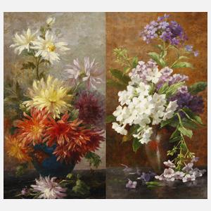 Marianne Spuler, Zwei Blumenstillleben