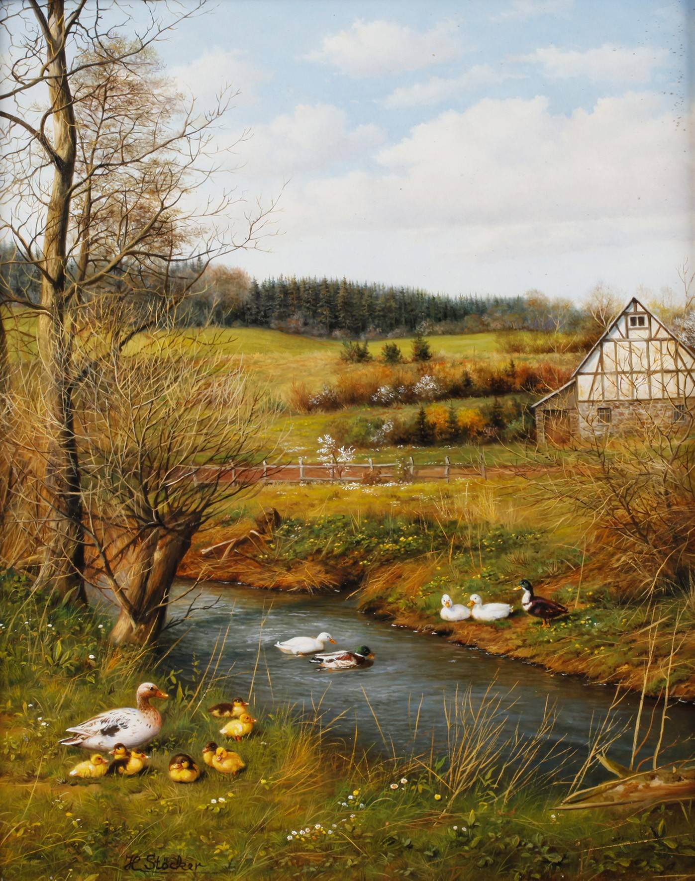 Helmut Stöcker, Sommer auf dem Lande