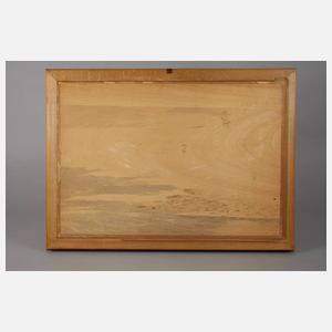 Willi Stöver, Weite Sommerlandschaft mit Windmühle