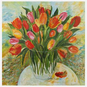Cornelia Teuscher, Tulpenstillleben